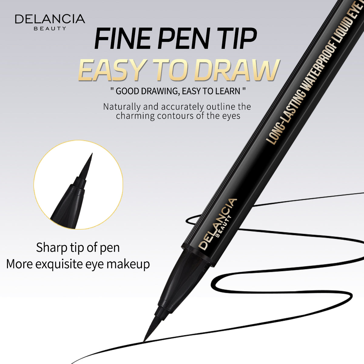 AfzalJee™ Long-Lasting Water-Proof Liquid Eyeliner By Delancia Beauty
