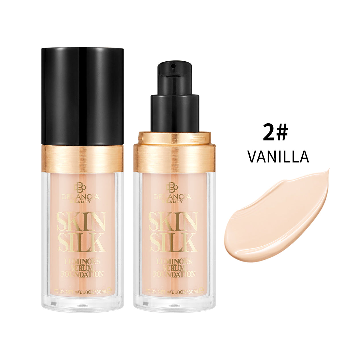 AfzalJee™ Skin Silk Luminous Serum Foundation By Delancia Beauty