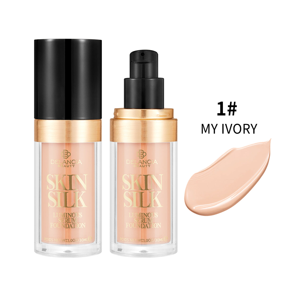 AfzalJee™ Skin Silk Luminous Serum Foundation By Delancia Beauty