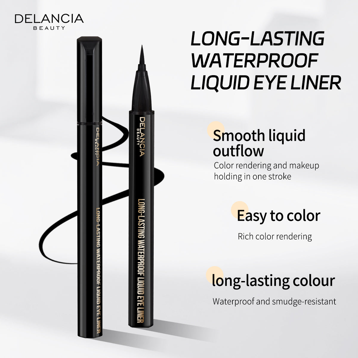 AfzalJee™ Long-Lasting Water-Proof Liquid Eyeliner By Delancia Beauty