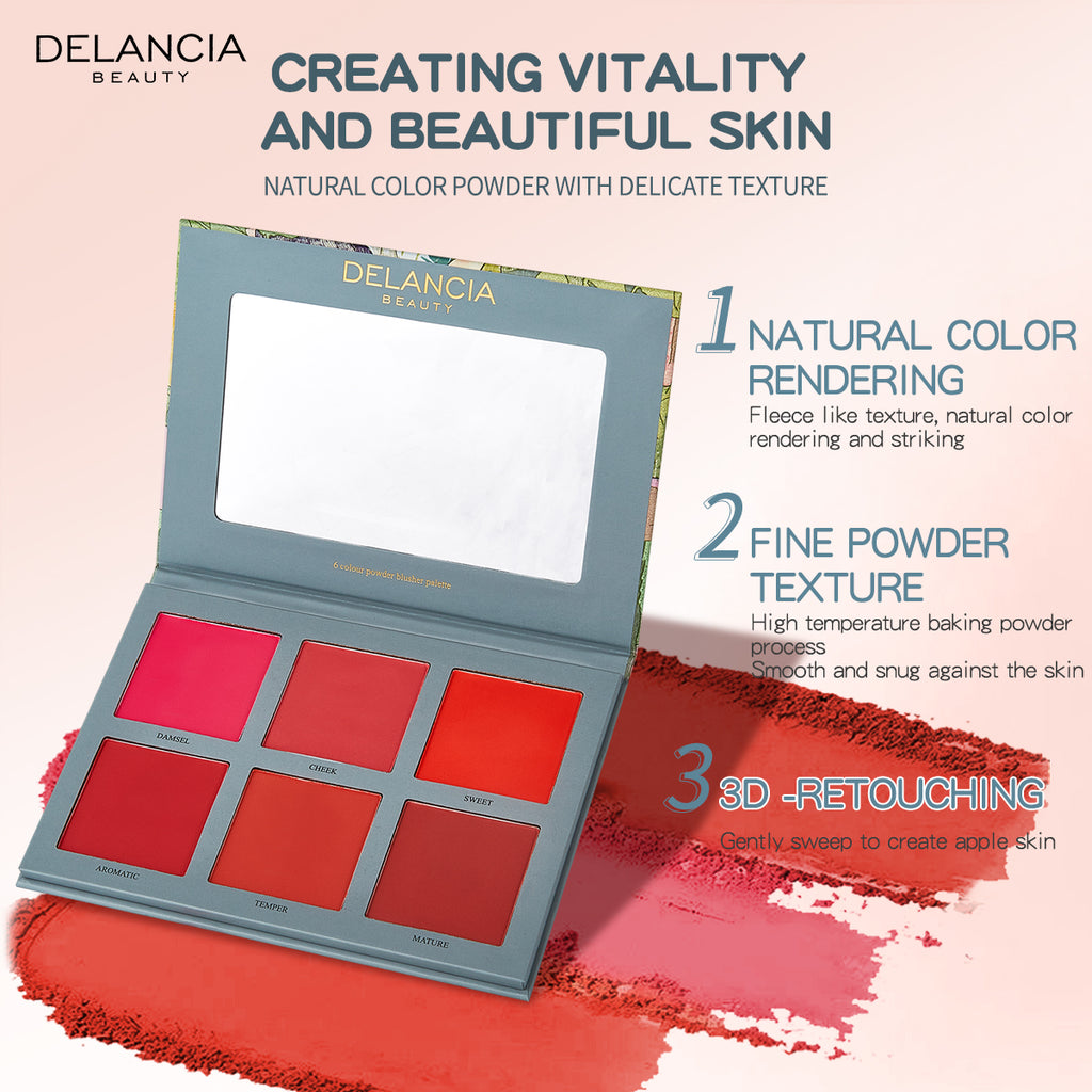 AfzalJee™ Blusher Palette Multipurpose By Dalencia Beauty