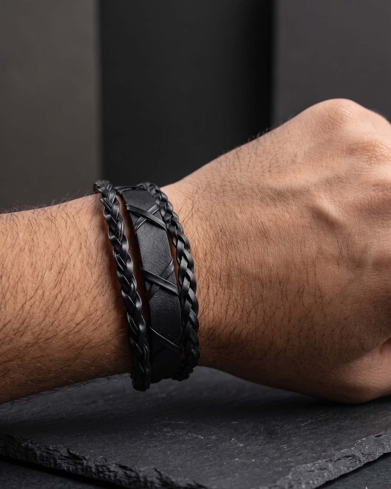 The Classic Layered Leather Band