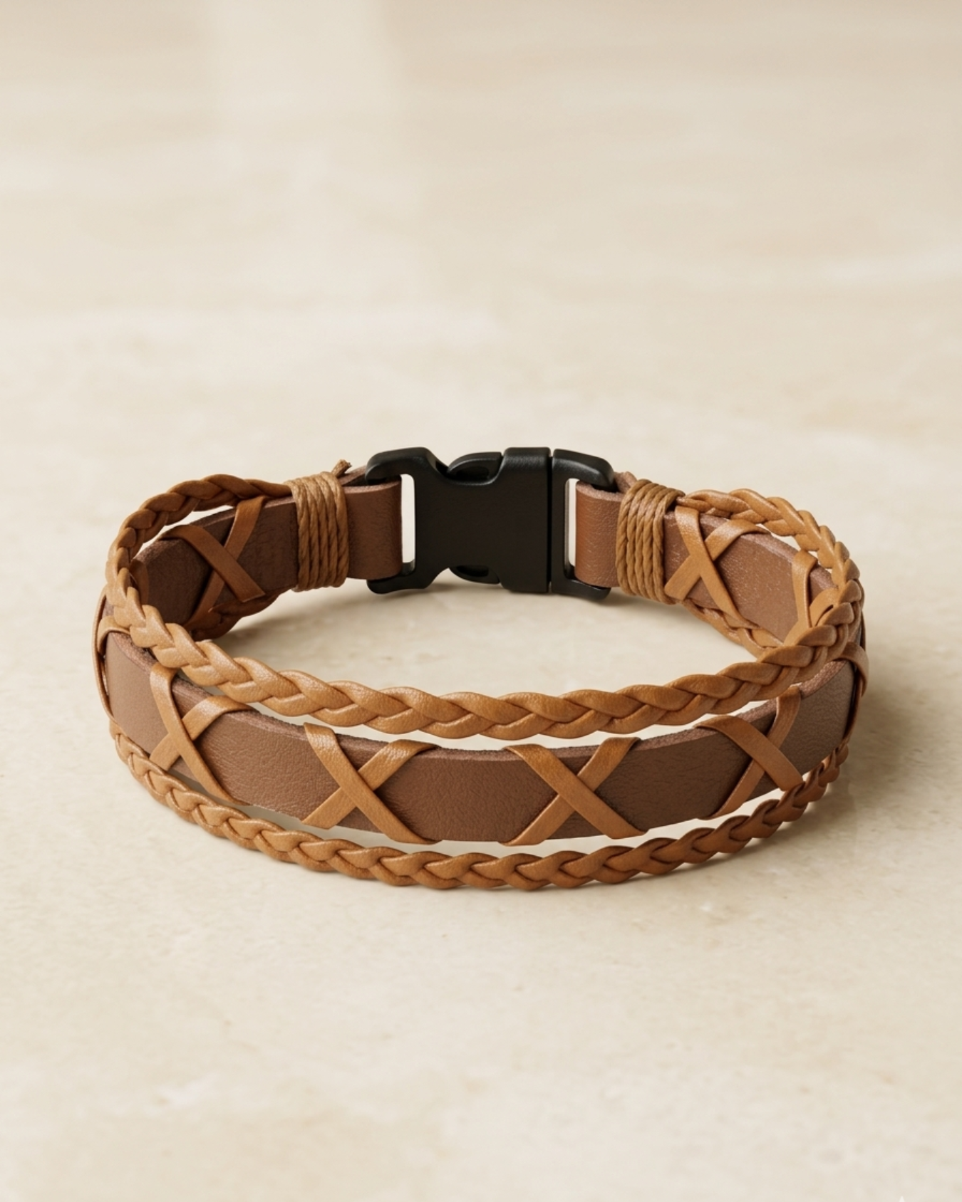 The Classic Layered Leather Band