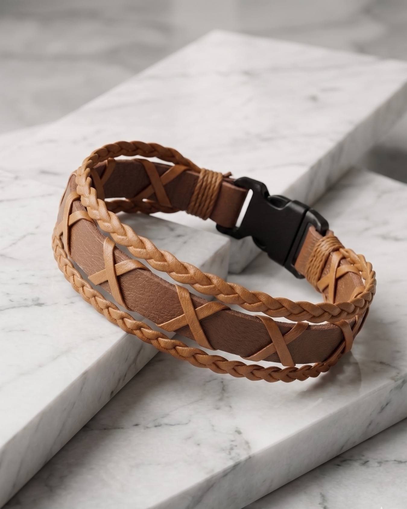 The Classic Layered Leather Band