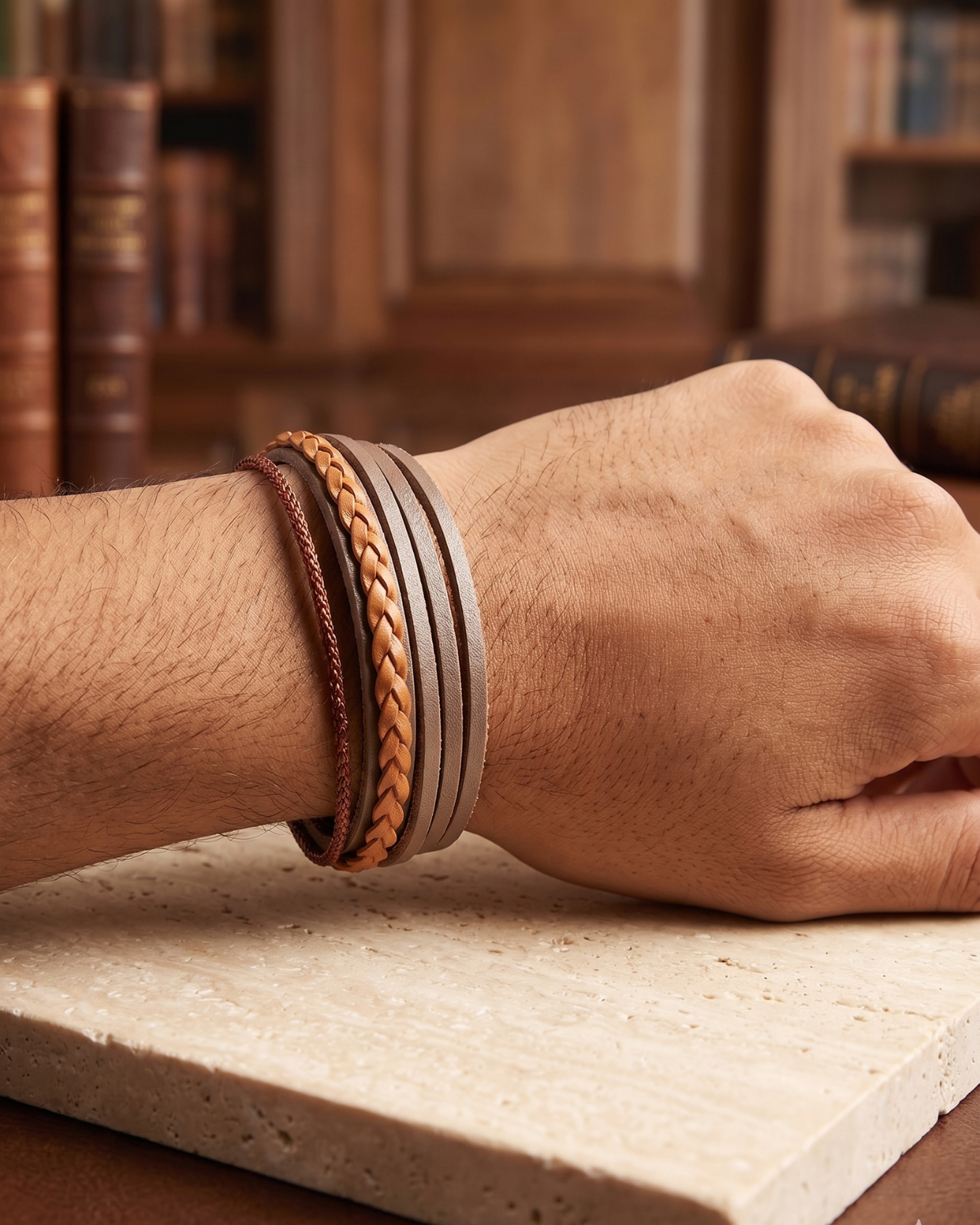 Minimalist Layered Stack Bracelet