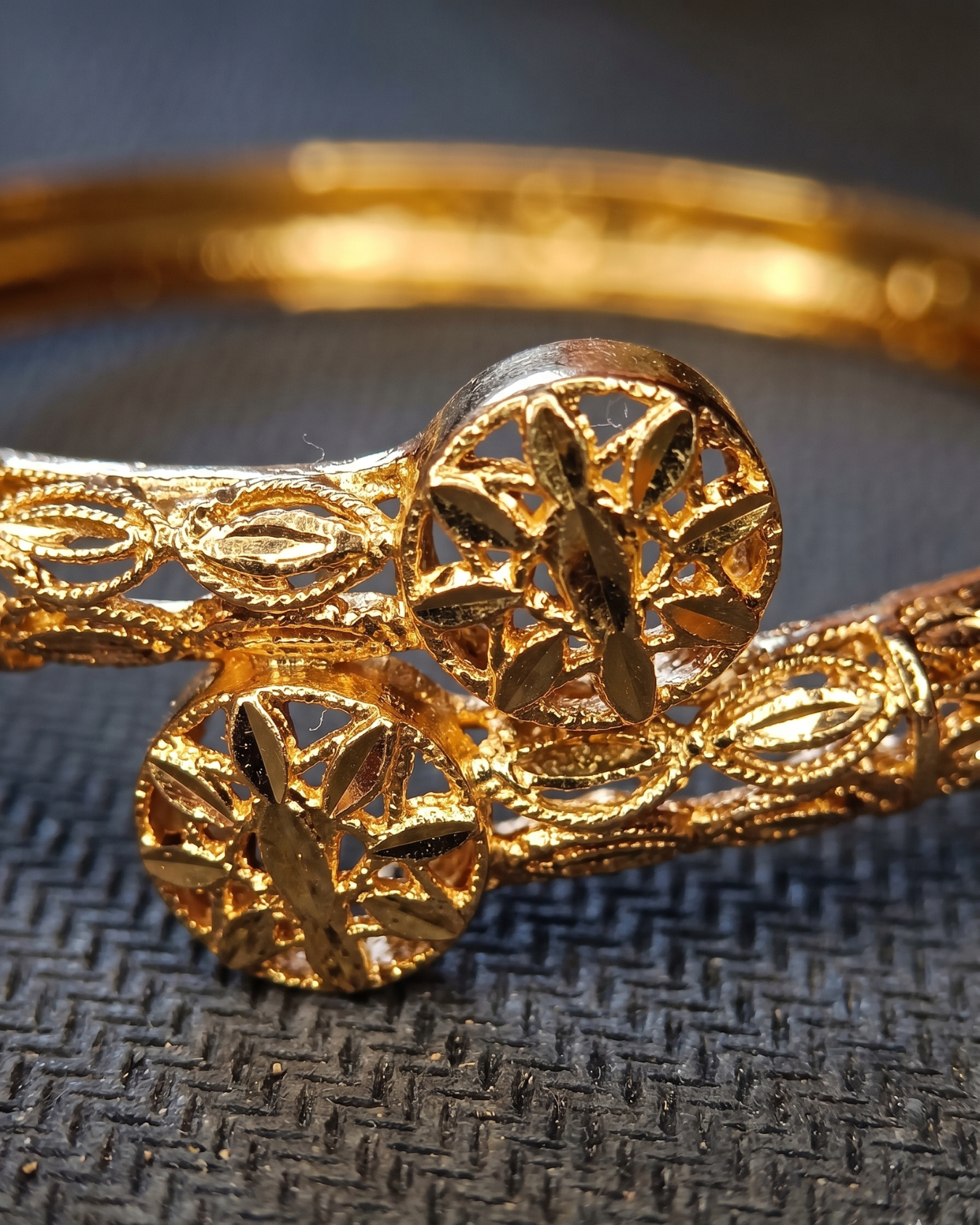 Engraved Motif Cuff