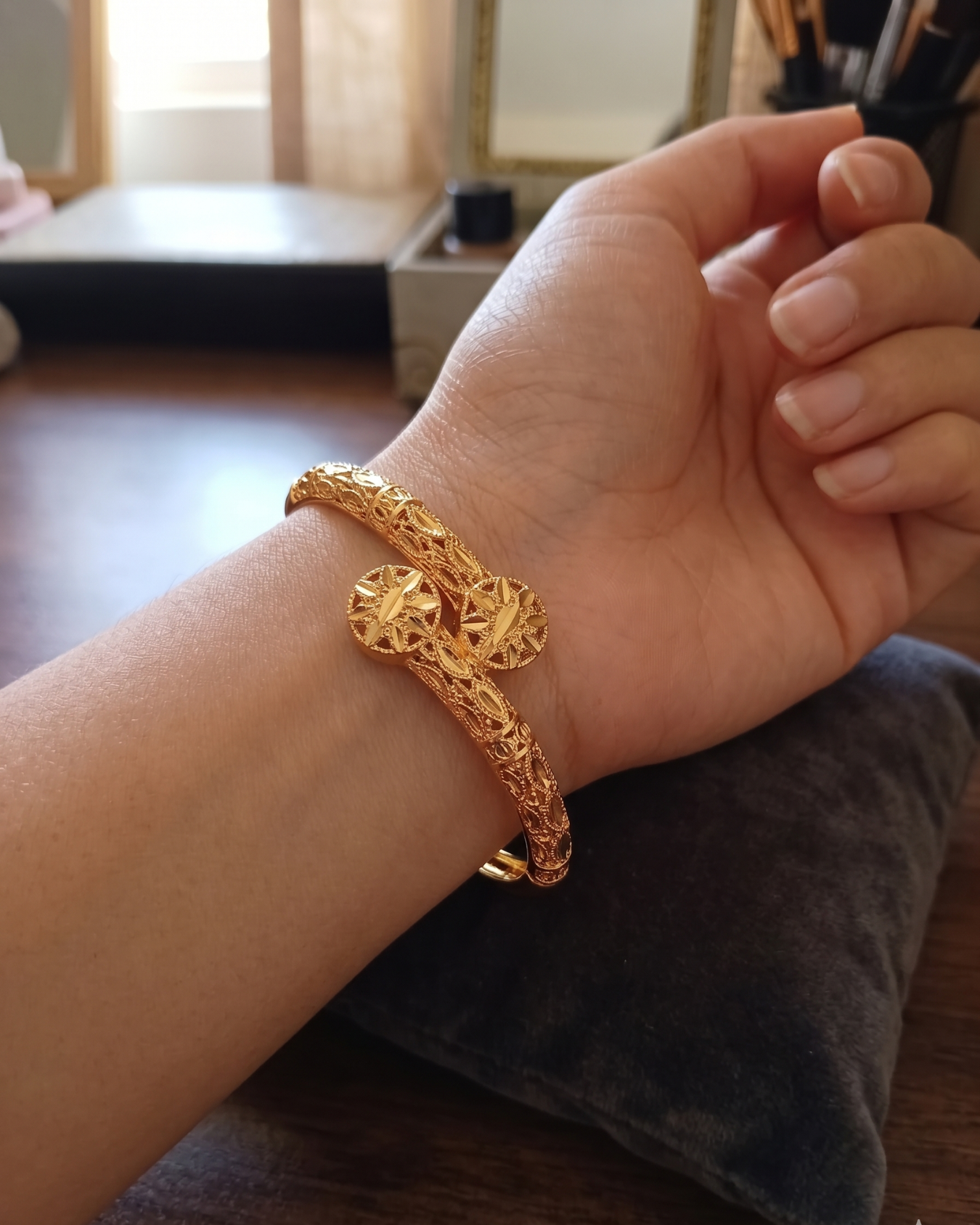 Engraved Motif Cuff