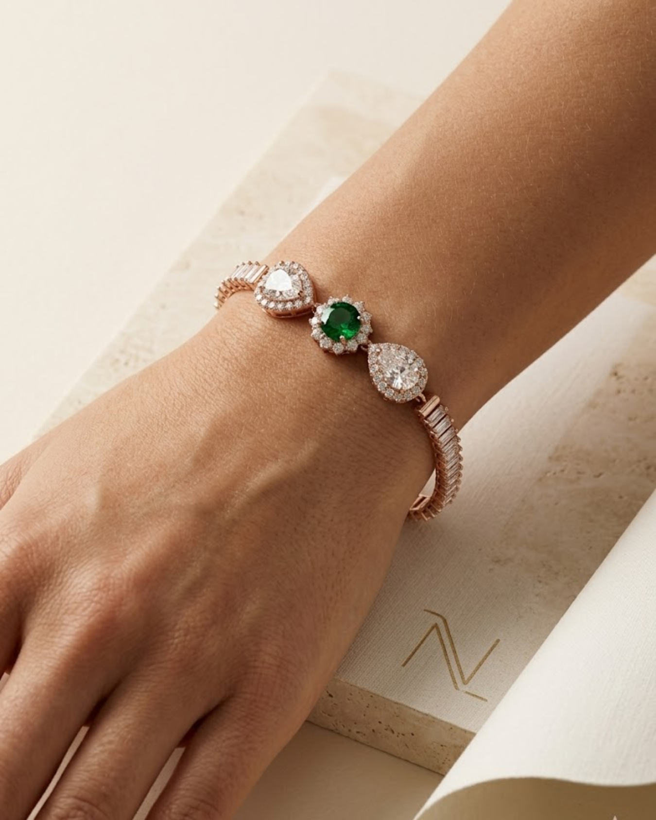 Imperial Trio Link Bracelet