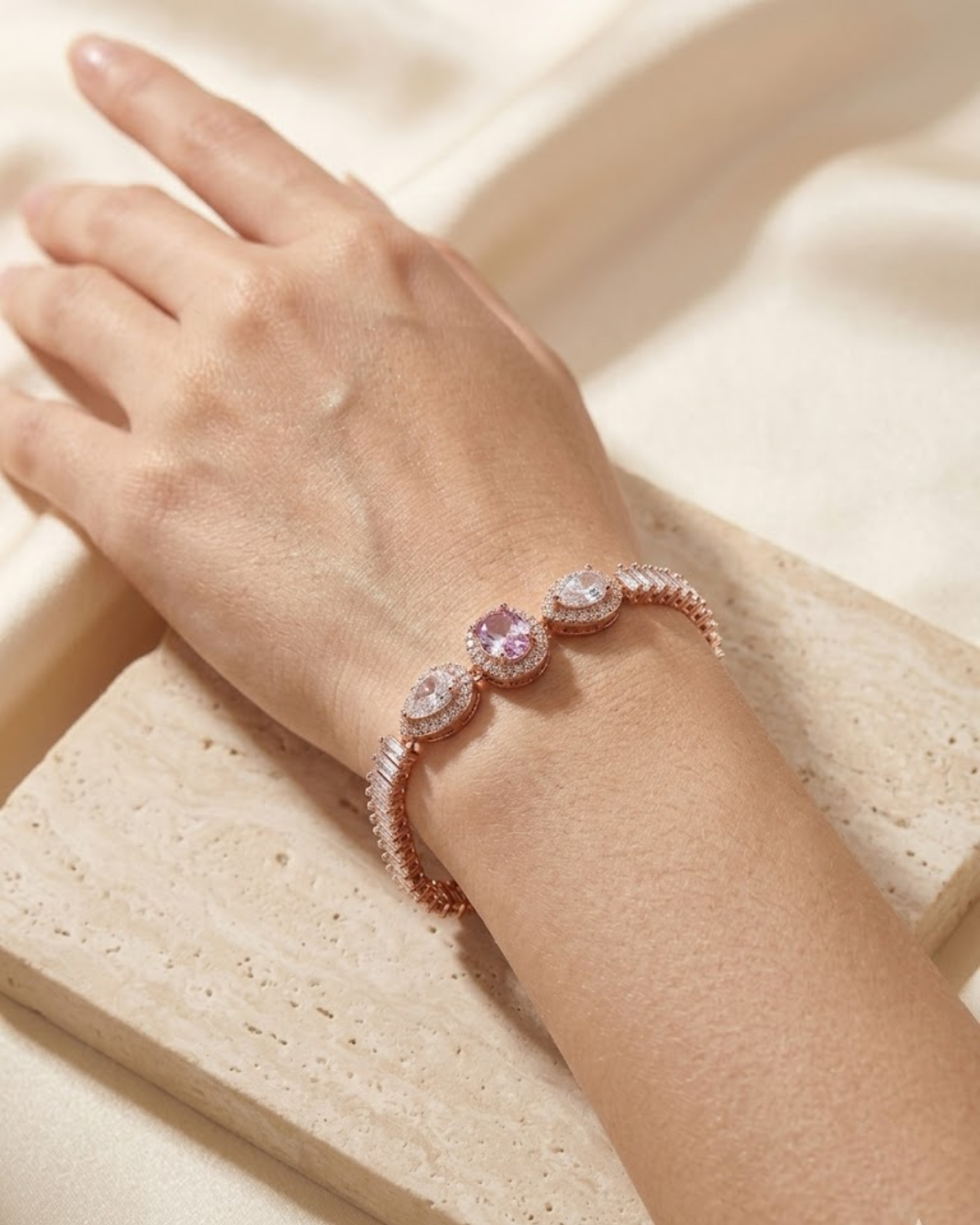 Imperial Trio Link Bracelet