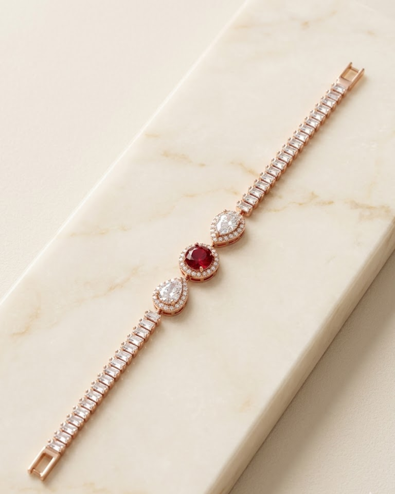 Imperial Trio Link Bracelet