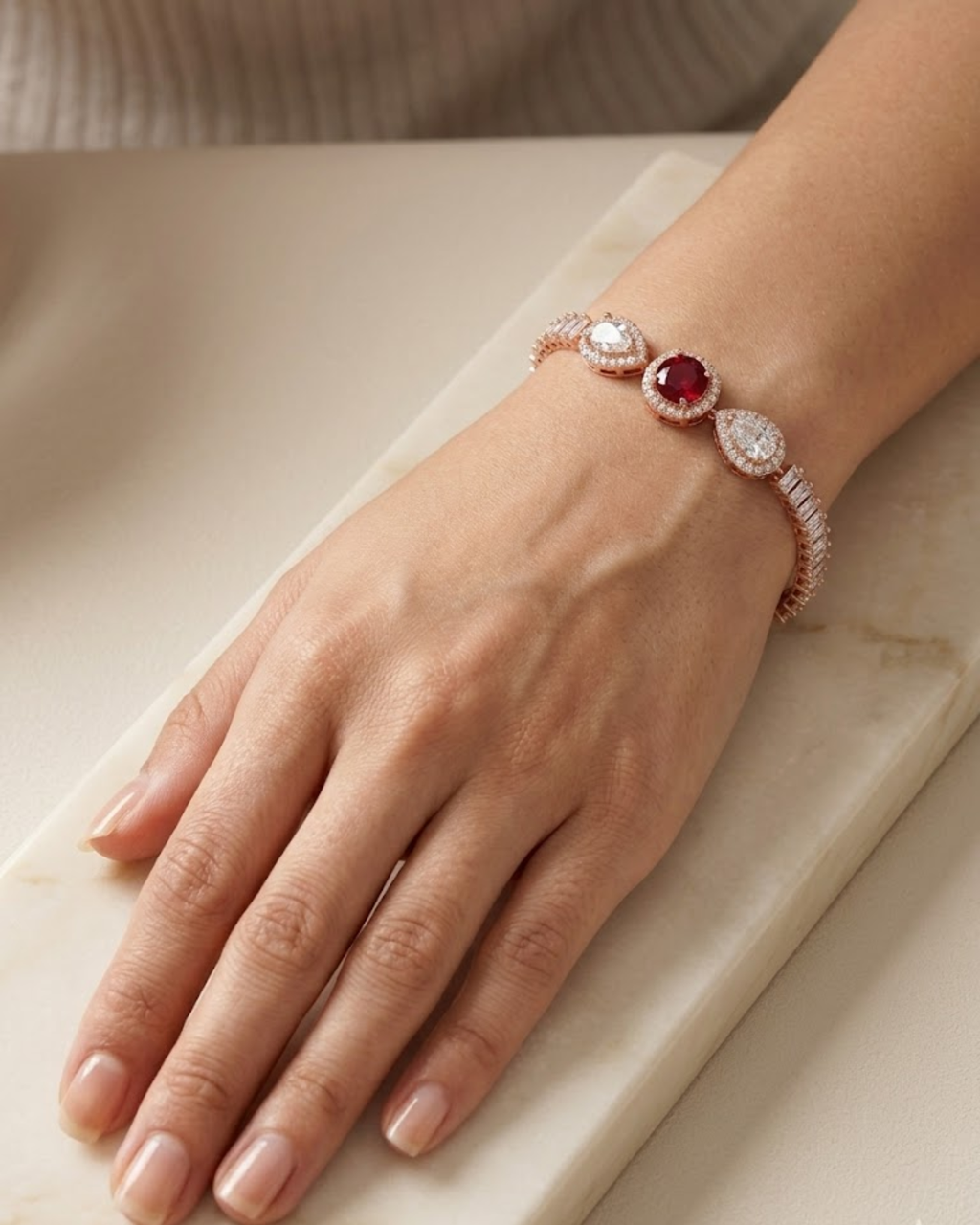 Imperial Trio Link Bracelet