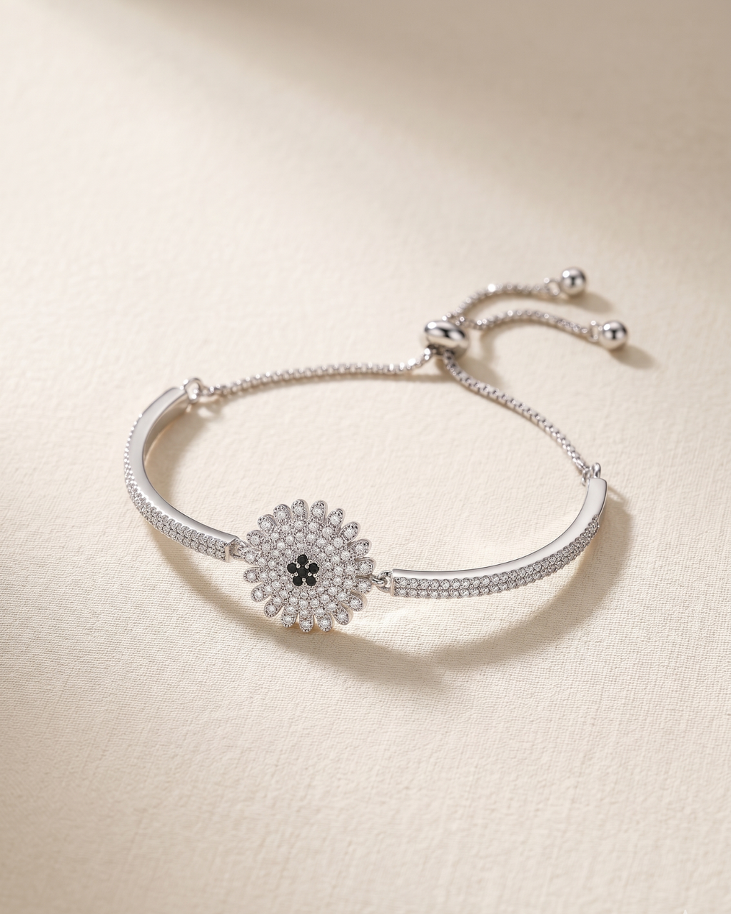 Crystal Sunburst Bracelet