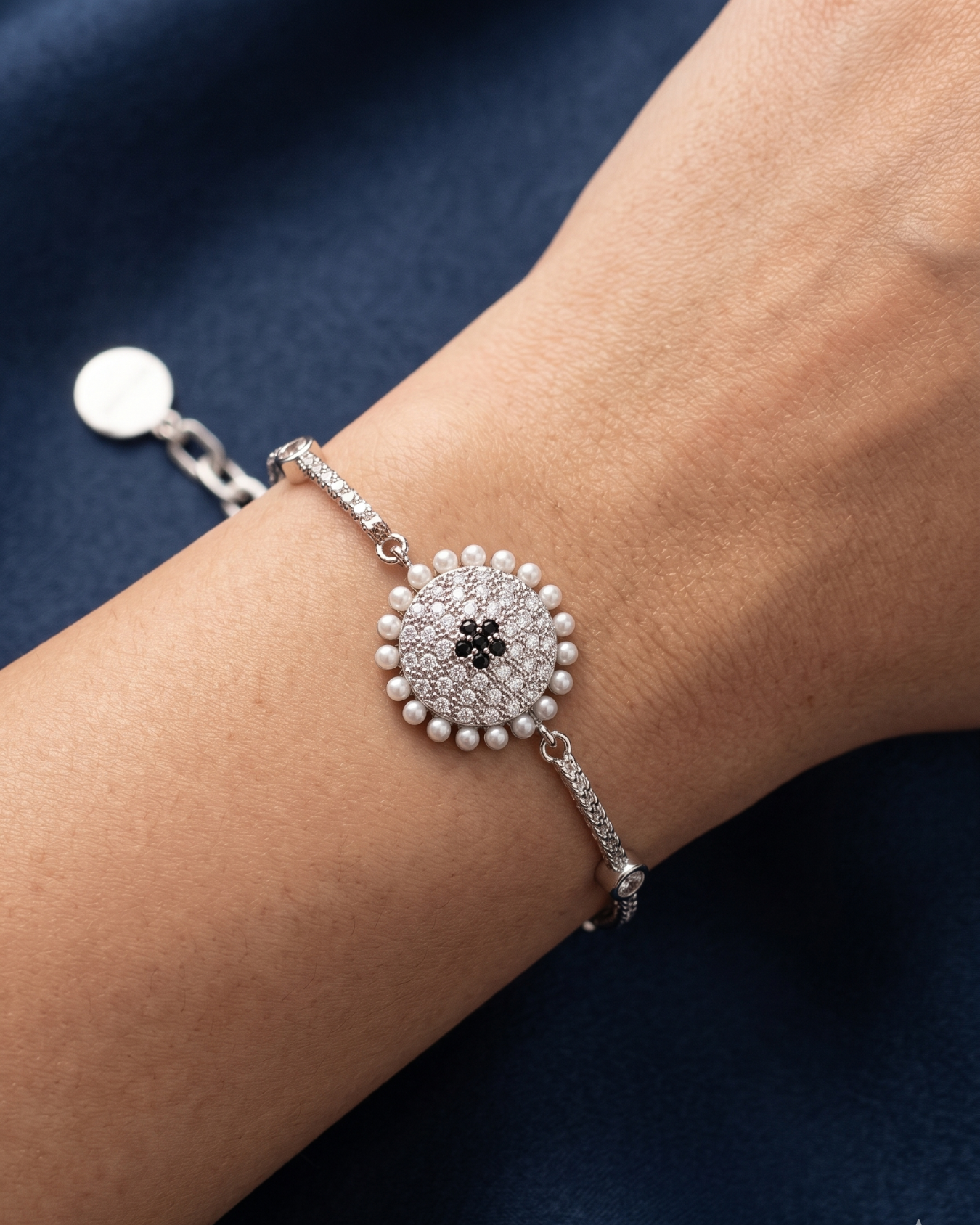 Crystal Sunburst Bracelet
