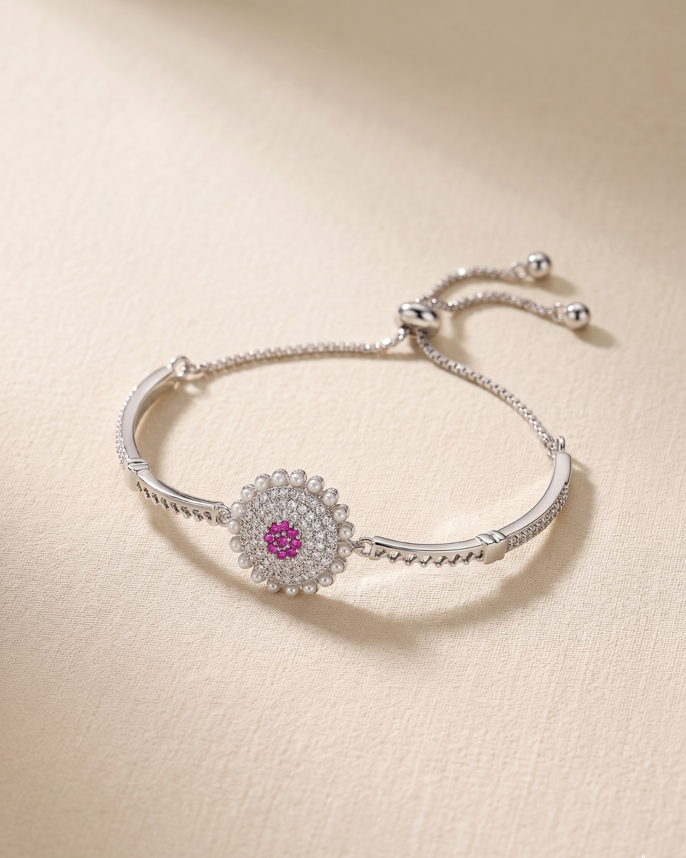 Crystal Sunburst Bracelet