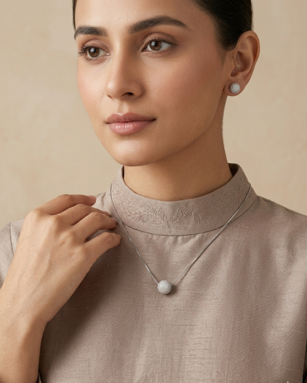 Silver Ball Locket & Tops