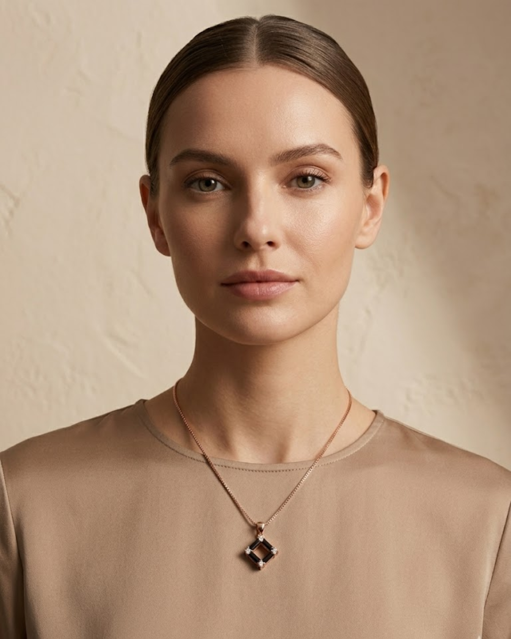 Crystal Square Necklace
