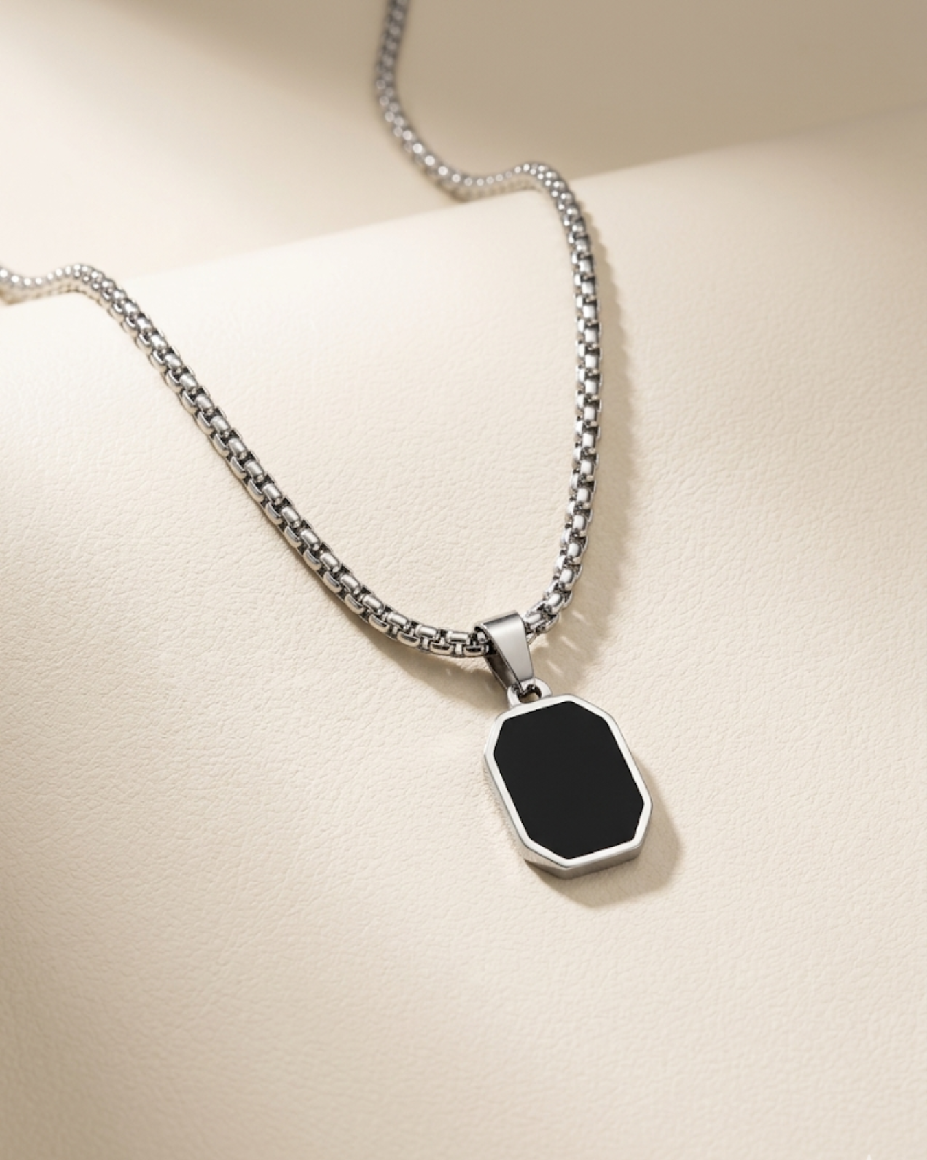 Silver Box Chain Locket