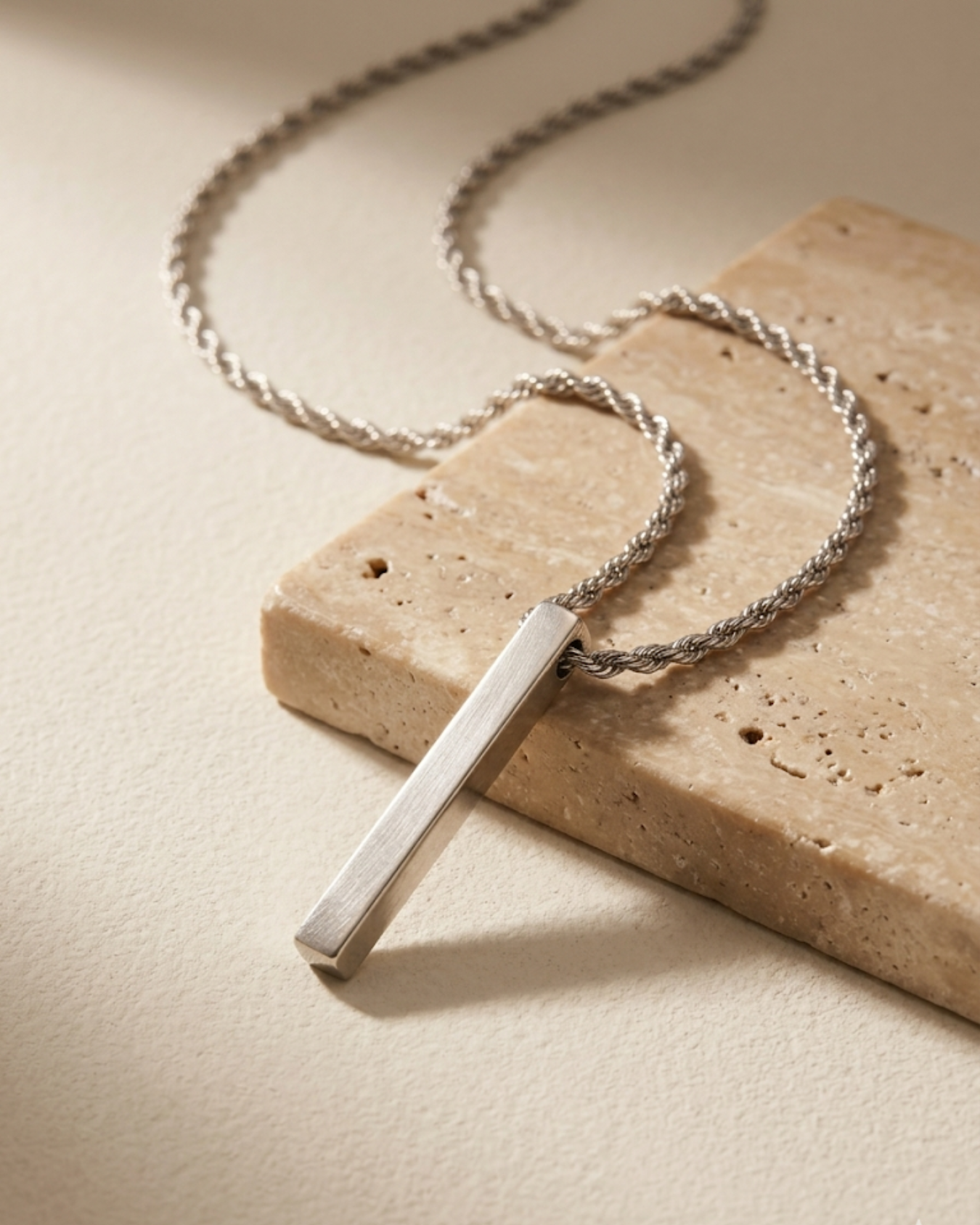 Silver Bar Locket