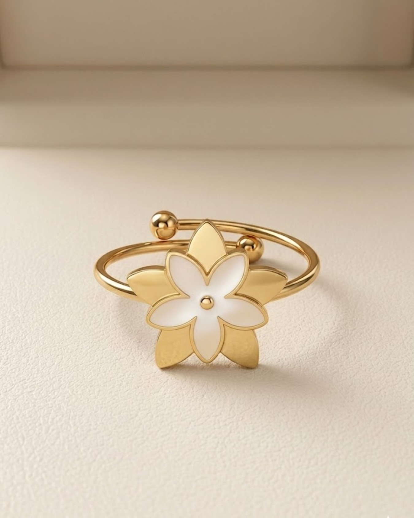 Enamel Floral Ring
