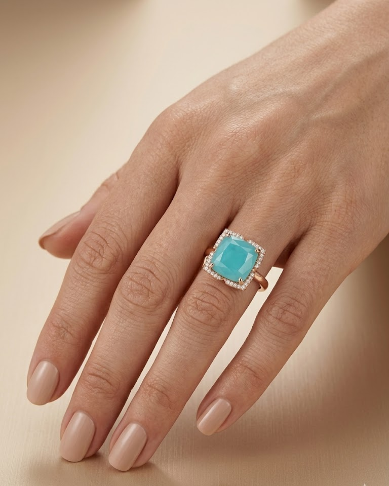Empress Square Ring