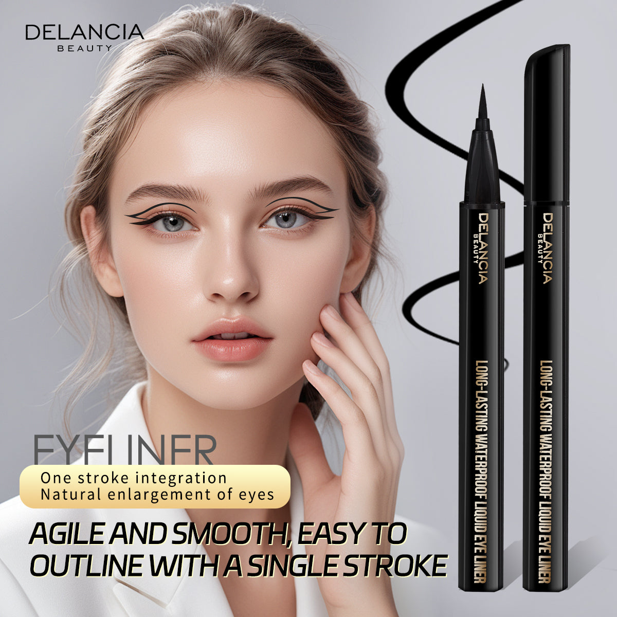 AfzalJee™ Long-Lasting Water-Proof Liquid Eyeliner By Delancia Beauty