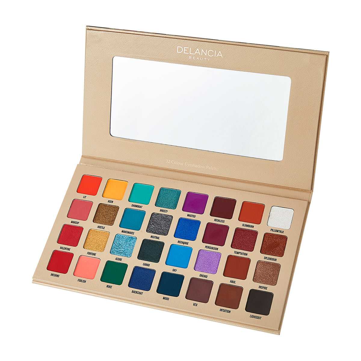 AfzalJee™ Shimmer Eyeshadow Palette 32 Colors By Delancia Beauty