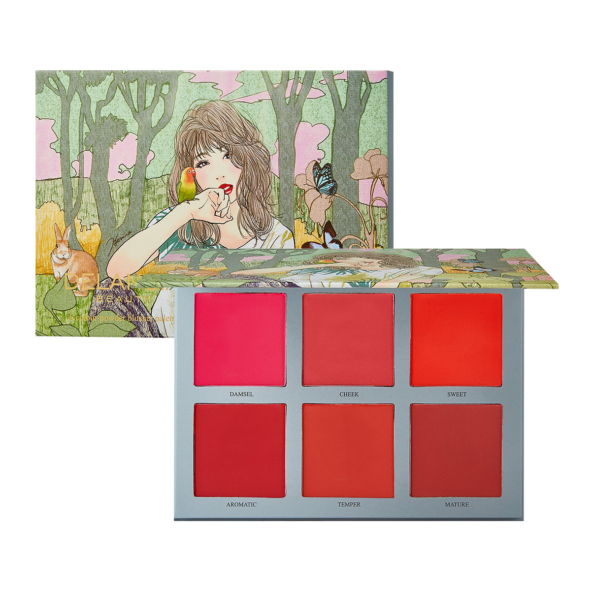 AfzalJee™ Blusher Palette Multipurpose By Dalencia Beauty
